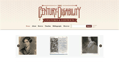 Desktop Screenshot of nineteenthcenturydisability.org
